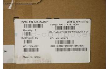 Lenovo 5CB1B02587 Tastatur inkl. Topcase ASM_TC C 20VF HDMGBL