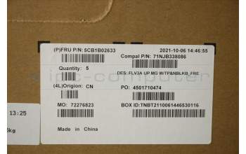 Lenovo 5CB1B02633 Tastatur inkl. Topcase ASM_FRA C 20VF MGNBL