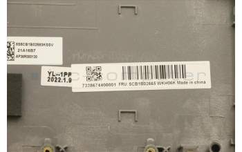 Lenovo 5CB1B02665 Tastatur inkl. Topcase deutsch C 20VF HDMGNBL
