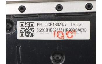 Lenovo 5CB1B02677 Tastatur inkl. Topcase ASM B 82GK BEL