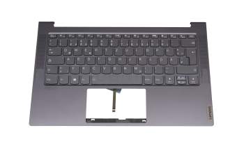 5CB1B05291 Lenovo Tastatur inkl. Topcase DE (deutsch) grau/grau mit Backlight