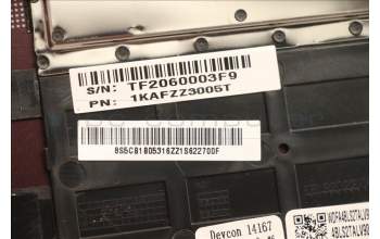 Lenovo 5CB1B05316 Tastatur inkl. Topcase ASM_CZ-SK Q82A3 OC