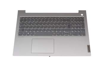 5CB1B07172 Original Lenovo Tastatur inkl. Topcase DE (deutsch) grau/grau mit Backlight