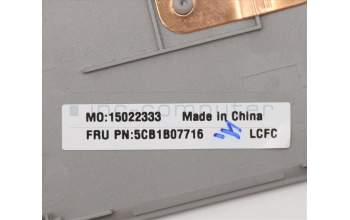 Lenovo 5CB1B07716 Tastatur inkl. Topcase ASM_UKR L20V3 MGRBL