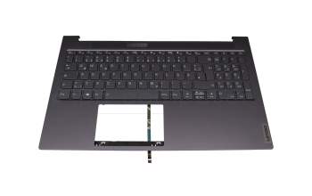 5CB1B10119 Original Lenovo Tastatur inkl. Topcase DE (deutsch) schwarz/grau mit Backlight