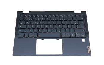 5CB1B22418 Original Lenovo Tastatur inkl. Topcase DE (deutsch) blau/blau mit Backlight (Abyss Blue)