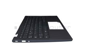 5CB1B22418 Original Lenovo Tastatur inkl. Topcase DE (deutsch) blau/blau mit Backlight (Abyss Blue)