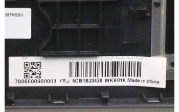 Lenovo 5CB1B22428 Tastatur inkl. Topcase ASM_BEL C 82FN BL