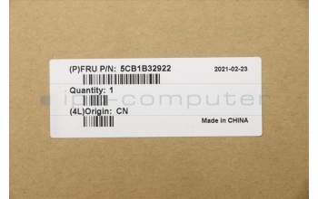 Lenovo 5CB1B32922 C-Cover with keyboard, Arabic, Mineral Grey, Backlight