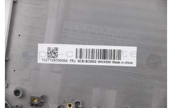 Lenovo 5CB1B32922 C-Cover with keyboard, Arabic, Mineral Grey, Backlight, US