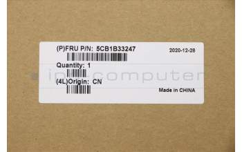 Lenovo 5CB1B33247 C-Cover with keyboard, Switzerland, Mineral Grey, Backlight