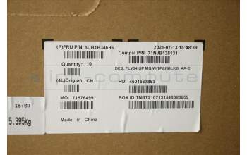 Lenovo 5CB1B34695 Tastatur inkl. Topcase ASM_ARA C 20VD MGNBL