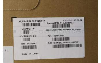 Lenovo 5CB1B34717 Tastatur inkl. Topcase französisch/arabsich C20VD MGNBL