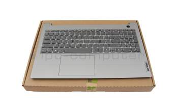 5CB1B34810 Original Lenovo Tastatur inkl. Topcase US (englisch) grau/grau mit Backlight