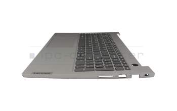 5CB1B34810 Original Lenovo Tastatur inkl. Topcase US (englisch) grau/grau mit Backlight