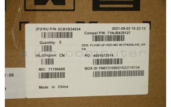 Lenovo 5CB1B34934 Tastatur inkl. TopcaseASM_FRA/ARA C20VGHDMGNBL