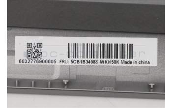 Lenovo 5CB1B34988 C-Cover with keyboard, Russian, Mineral Grey, Backlight