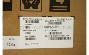 Lenovo 5CB1B35006 Tastatur inkl. TopcaseASM_NORDIC C20VE HD MGBL