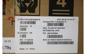 Lenovo 5CB1B35019 Tastatur inkl. TopcaseASM_UKR C20VE HD MGBL