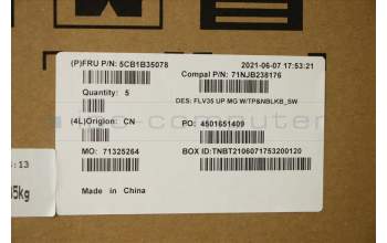 Lenovo 5CB1B35078 Tastatur inkl. TopcaseASM_SWS C20VE MGNBL