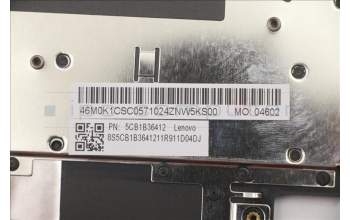 Lenovo 5CB1B36412 Tastatur inkl. Topcase ASM_ARA W 82HS AB