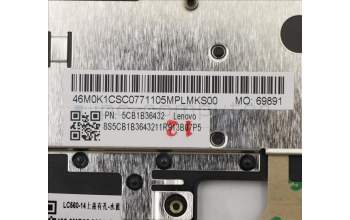 Lenovo 5CB1B36432 Tastatur inkl. Topcase ASM_ITA W 82HS AB