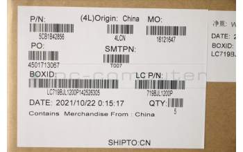 Lenovo 5CB1B42856 Tastatur inkl. Topcase schweiz L82FG FPABBL