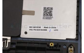 Lenovo 5CB1B42886 C-Cover with keyboard,Spanish,Abyss Blue,Backlight,FingerPrint