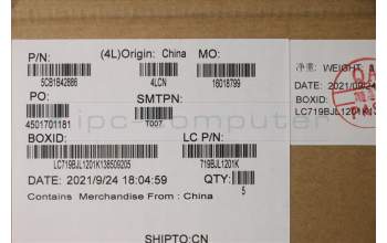 Lenovo 5CB1B42886 Tastatur inkl. Topcase spanisch L82FG FPABBLML