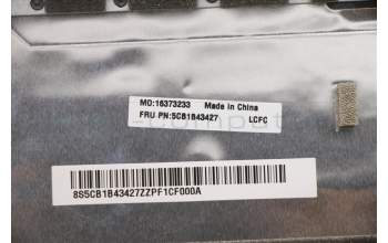 Lenovo 5CB1B43427 Tastatur inkl. Topcase spanisch L82FG NFPABBLML