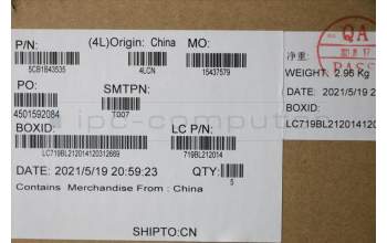 Lenovo 5CB1B43535 Tastatur inkl. Topcase ASM_EURO ENGL82LASLA_GY