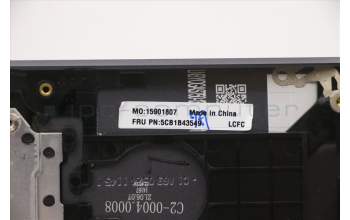 Lenovo 5CB1B43549 Tastatur inkl. Topcase ASM_NORDIC L82LA SLA_GY