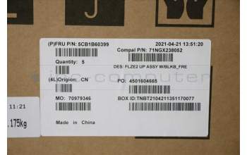 Lenovo 5CB1B60399 Tastatur inkl. Topcase ASM_FRA C 81XE BLKB