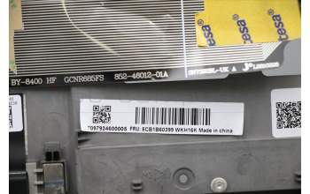 Lenovo 5CB1B60399 Tastatur inkl. Topcase ASM_FRA C 81XE BLKB