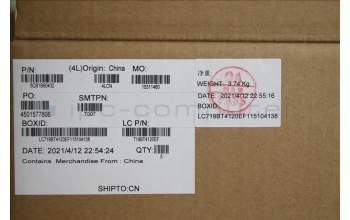 Lenovo 5CB1B60432 Tastatur inkl. Topcase ASM_ENGL82H8FPABBL