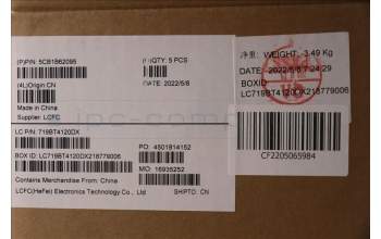 Lenovo 5CB1B62095 Tastatur inkl. Topcase ASM_UK L82H8FPABBL