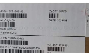 Lenovo 5CB1B62106 Tastatur inkl. TopcaseASM_FRA/ENGL82H8FPABNBL