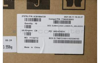 Lenovo 5CB1B64729 COVER Lower case C 82FE PL_BLUEW