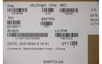 Lenovo 5CB1B65480 Tastatur inkl. Topcase schweiz L82H8FPAGBL