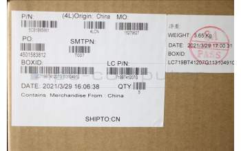 Lenovo 5CB1B65661 Tastatur inkl. Topcase ASM_ENGL82H8FPAGNBL