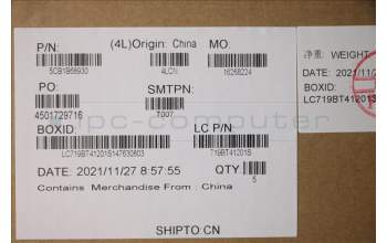 Lenovo 5CB1B68930 Tastatur inkl. TopcaseASM_NORDICL82H8FPAGNBL