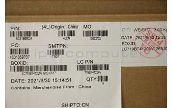 Lenovo 5CB1B69034 Tastatur inkl. Topcase ASM_UKL82H8FPSDNBL