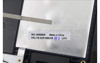 Lenovo 5CB1B69108 C-Cover with keyboard,Arabic,Abyss Blue,Non_Backlight,Non_Fingerprint