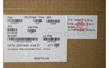 Lenovo 5CB1B69113 Tastatur inkl. TopcaseASM_NORDICL82H8NFPABNBL