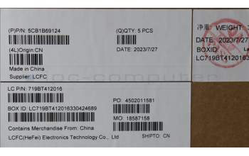 Lenovo 5CB1B69124 Tastatur inkl. TopcaseASM_ARAL82H8NFPAGBL