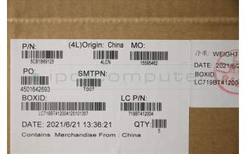 Lenovo 5CB1B69125 Tastatur inkl. Topcase ASM_BELL82H8NFPAGBL