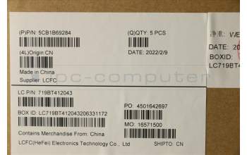 Lenovo 5CB1B69284 Tastatur inkl. TopcaseASM_ENGL82H8NFPGBNBL