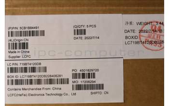 Lenovo 5CB1B84491 Tastatur inkl. TopcaseASM_EURO ENGL82H8NFPGBNBL
