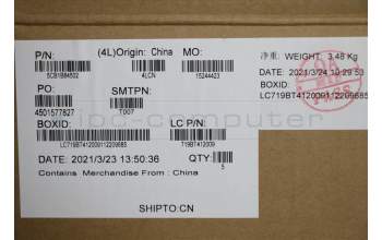 Lenovo 5CB1B84502 Tastatur inkl. Topcase ASM_ENGL82H8NFPSDBL