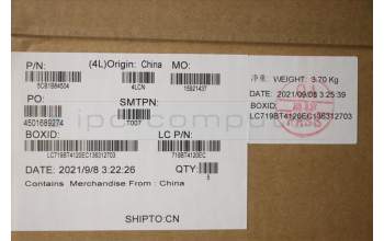 Lenovo 5CB1B84504 Tastatur inkl. Topcase ASM_FRAL82H8NFPSDBL